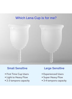 Sensitive Menstrual Cup - Reusable, Soft Silicone, Super Heavy Flow, Postpartum, Experienced User - Ideal Alternative to Tampons, Pads, Period Underwear - Period Solution - Large Clear - 1 Count - pzsku/Z59B1F79BA9A173809F16Z/45/_/1717007283/0f93df66-21e0-49ef-90bc-866c331f3f82