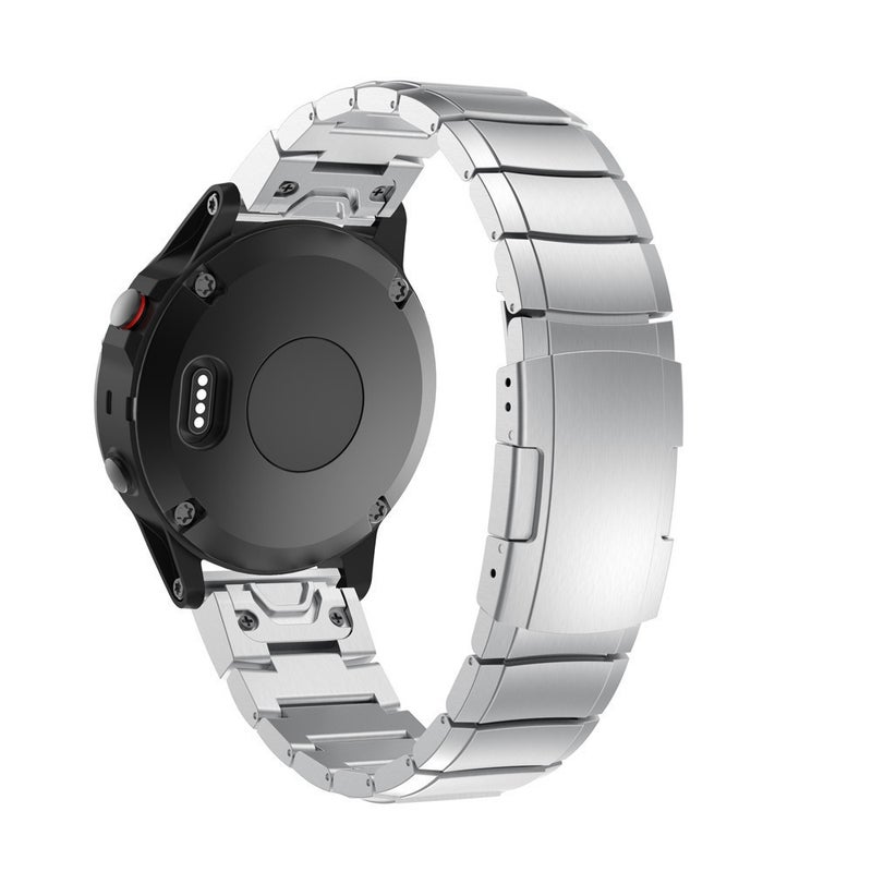 S-TOP For Garmin Descent MK 2 Titanium Alloy Quick Release 26mm Watch Band(Sliver) - Image 1