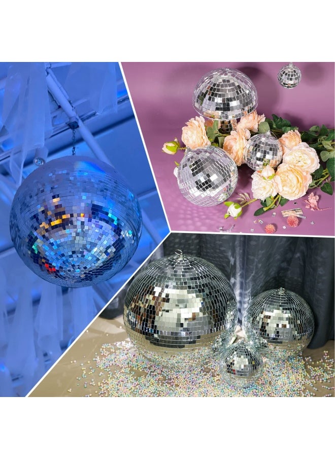 PP OPOUNT - 2360 Pieces Self Adhesive Mosaic Tiles 5 X 5 Mm Disco Tiles Square Mirror Mosaic Tiles For Interior Decoration Diy Disco Ball Card Making And Art Collage - Image 1