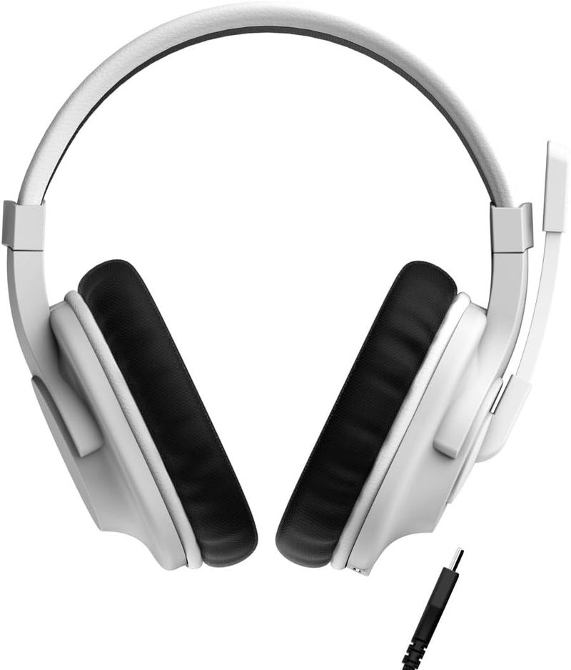 uRage Gaming Headset SoundZ 100 V2 with Microphone - Wired Multi-Platform Headphones with DTS:X 2.0 for PS4/PS5/PC/Xbox/Laptop/Smartphone - Over-Ear Gaming Headset - White - Image 2