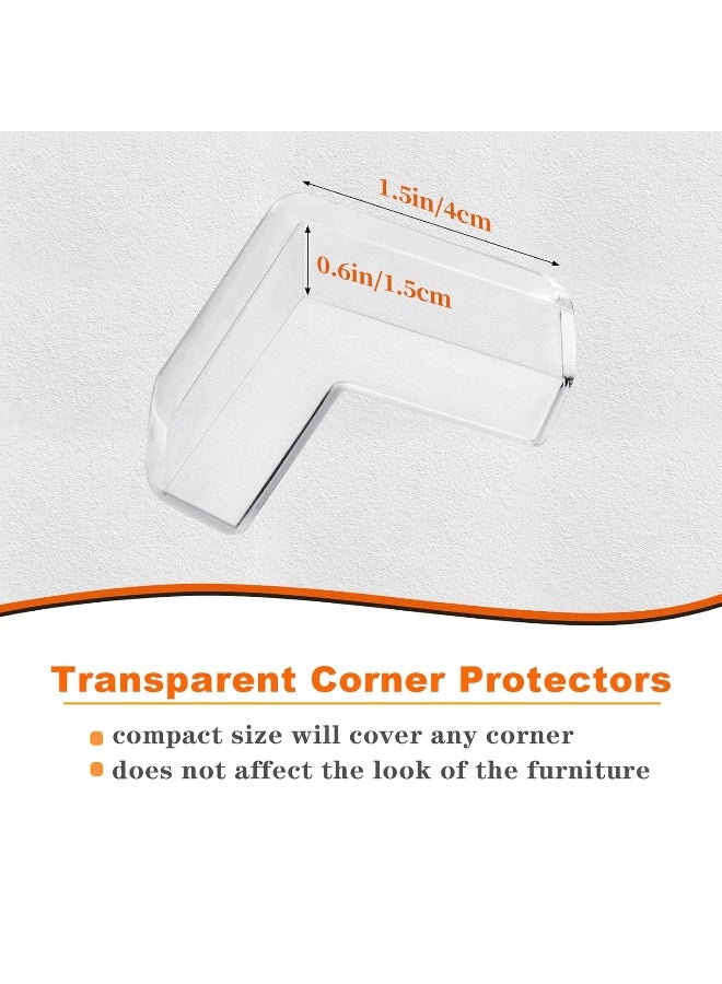 Gudui حراس الزوايا (20 عبوة) واقيات زوايا شفافة | جل لاصق مقاوم عالي | أفضل حراس زوايا لحماية الأطفال | توقف إصابات رأس الأطفال | حماية زوايا الطاولات والأثاث والزوايا الحادة (على شكل L) - Image 4