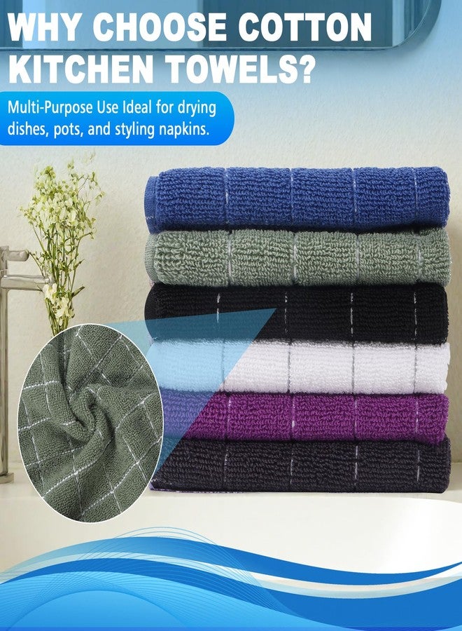 INFICRIME Wash Cloth 6 Pack 100% Cotton, Soft Absorbent Washcloths for Face, Body & Bathroom, Quick Dry Small Towels for Daily Use - Image 4