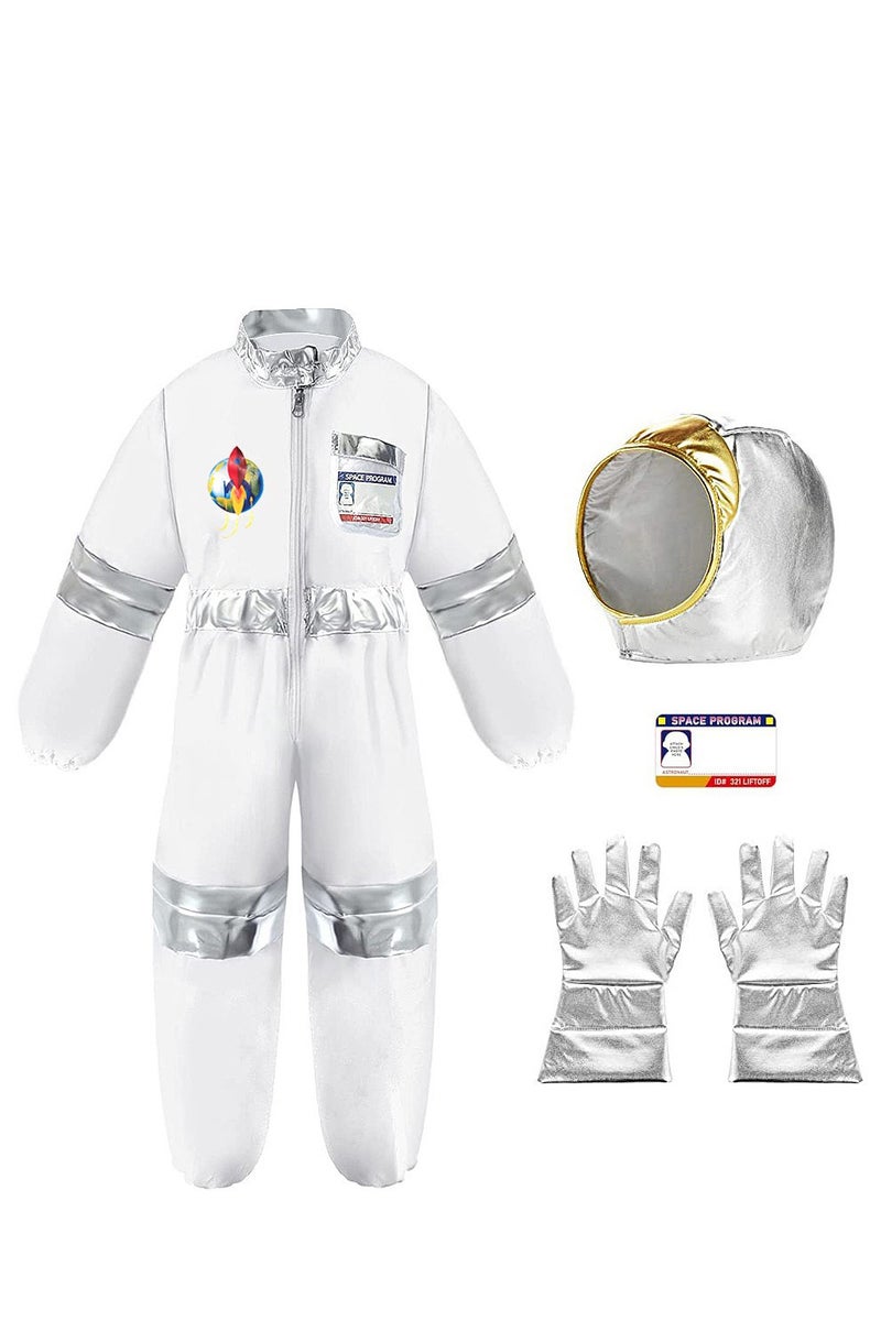 طقم رائد فضاء للأطفال، زي تنكر هالوين لرائد فضاء، زي أداء رائد فضاء لحفلات المهرجانات.