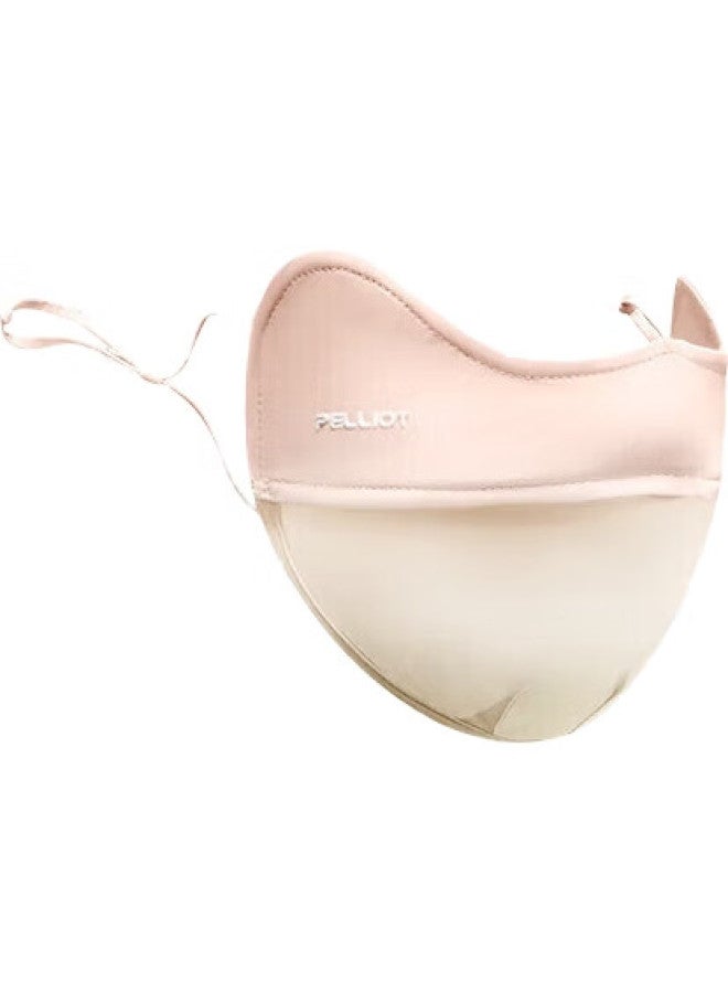 PELLIOT Children'S Sun Protection Face Mask For Boys And Girls, Summer Ice-Cool Breathable Uv Protection Eye Corner Face Mask 16325636 Cherry Blossom Pink - Image 1