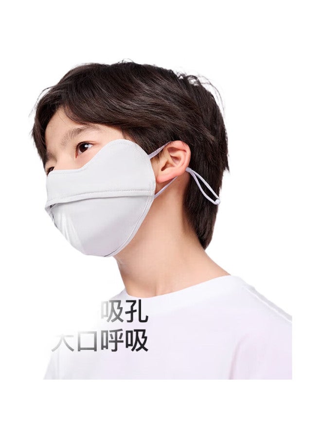 PELLIOT Children'S Sun Protection Face Mask For Boys And Girls, Summer Ice-Cool Breathable Uv Protection Eye Corner Face Mask 16325636 Cherry Blossom Pink - Image 3