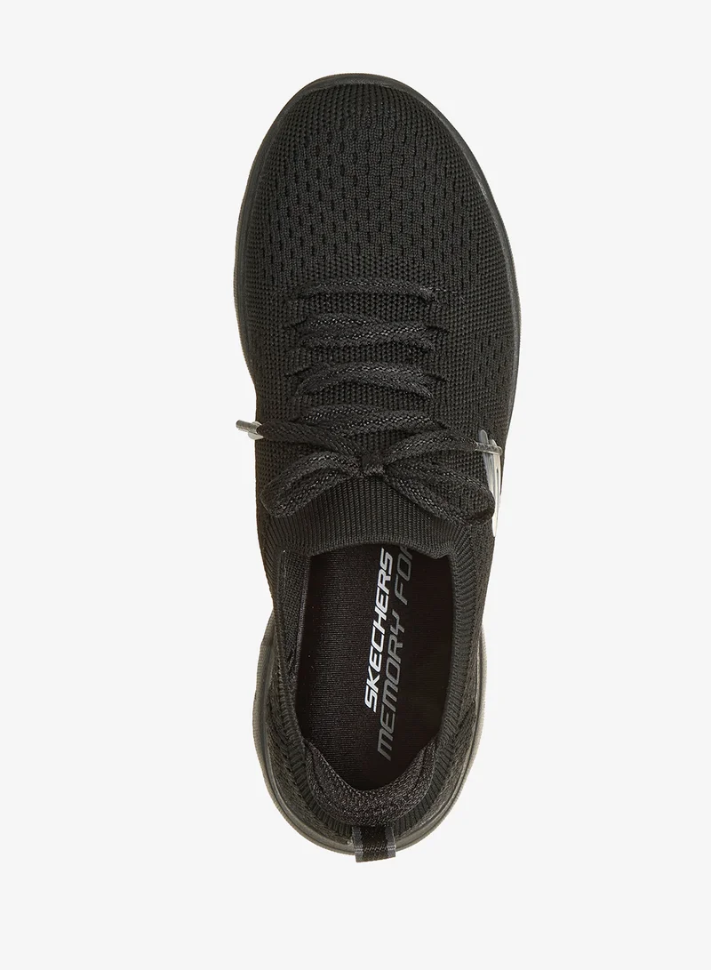 Skechers BLACK KNIT/TRIM Summits for Women | Best Price UAE
