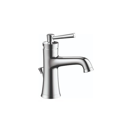 hansgrohe 4771000 Joleena 1.2 GPM Single-Hole Faucet with Pop-Up Drain, 7.75-Inches Tall, Chrome - Image 5