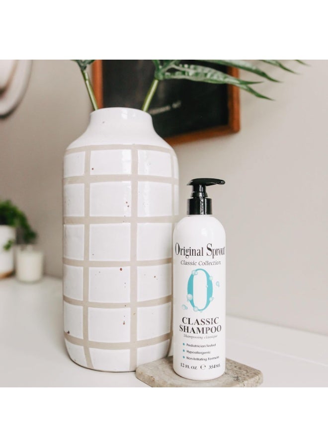 Original Sprout Original Sprout Classic Shampoo for All Hair Types, Sulfate Free and Vegan Shampoo, 12 oz. Bottle - Image 4