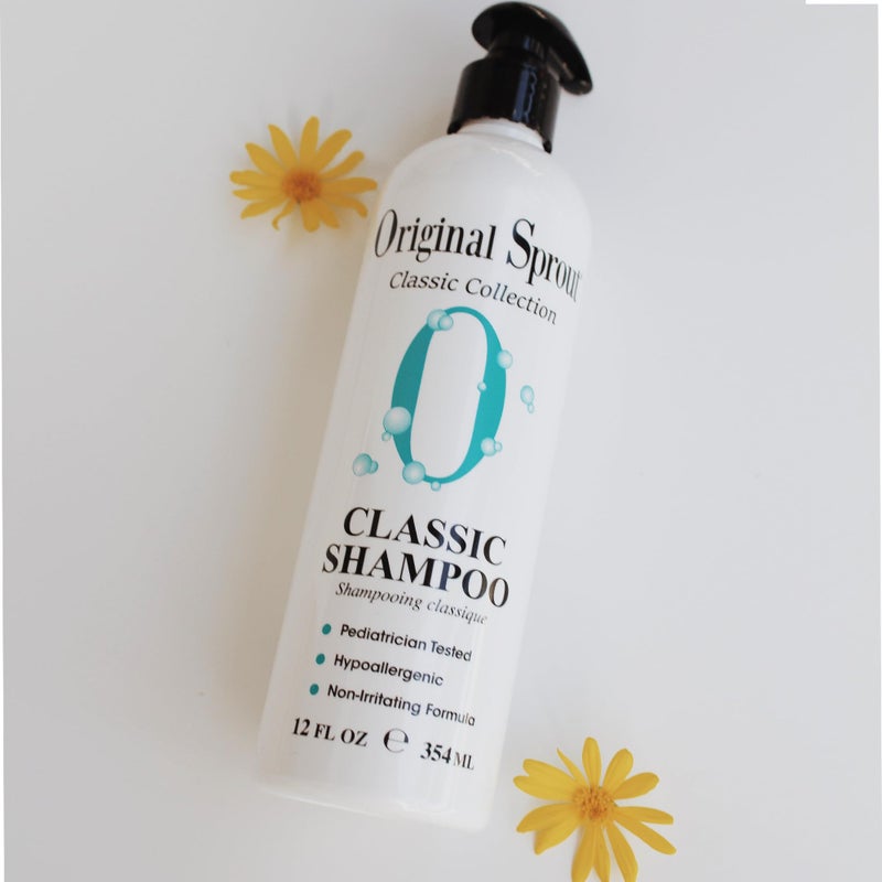 Original Sprout Classic Shampoo for All Hair Types, Sulfate Free and Vegan Shampoo, 12 oz. Bottle - Image 2