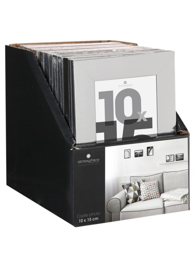 atmosphera Lise Elegant and Simple Design Dynamic Photo Frame Silver 10 x 15cm  - Image 2