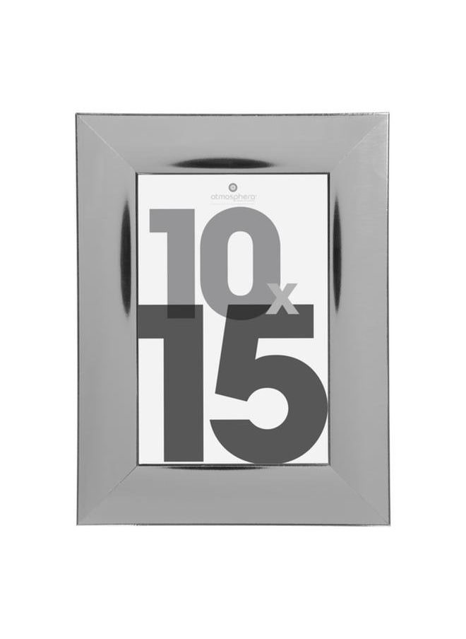 atmosphera Lise Elegant and Simple Design Dynamic Photo Frame Silver 10 x 15cm  - Image 1