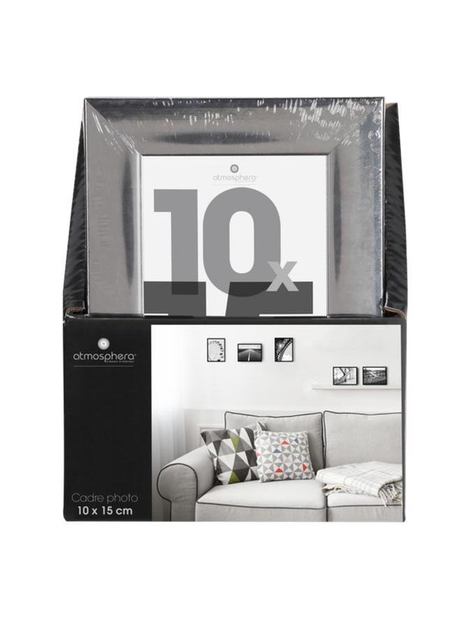 atmosphera Lise Elegant and Simple Design Dynamic Photo Frame Silver 10 x 15cm  - Image 3