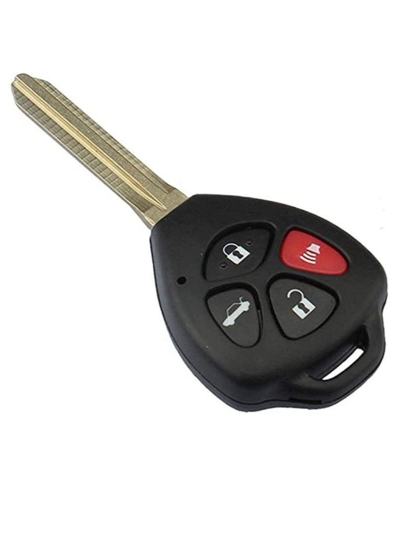 Rubik حافظة مفاتيح بديلة بأربعة أزرار لدخول السيارة بدون مفتاح لسيارة تويوتا أفالون 2008-2013، وكامري 2007-2011، وكورولا 2008-2013، وفينزا 2009-2014 - Image 2