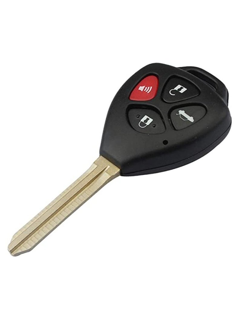 Rubik حافظة مفاتيح بديلة بأربعة أزرار لدخول السيارة بدون مفتاح لسيارة تويوتا أفالون 2008-2013، وكامري 2007-2011، وكورولا 2008-2013، وفينزا 2009-2014 - Image 1