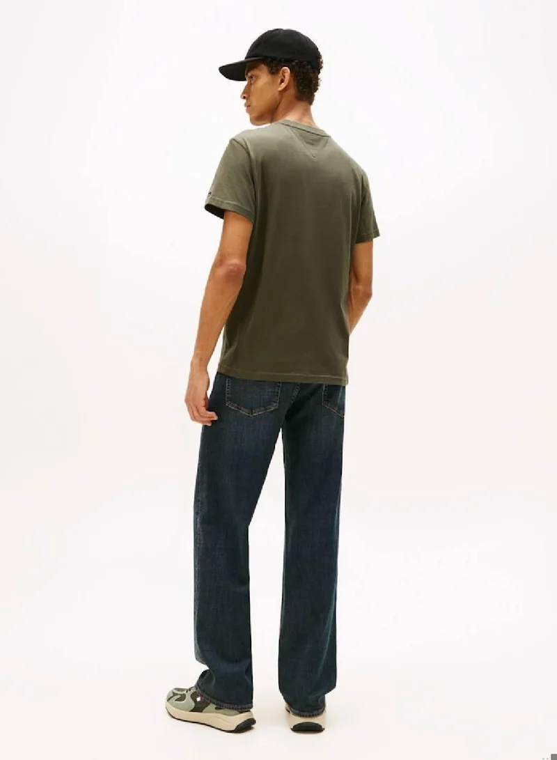 TOMMY JEANS Logo Slim Crew Neck T-Shirt