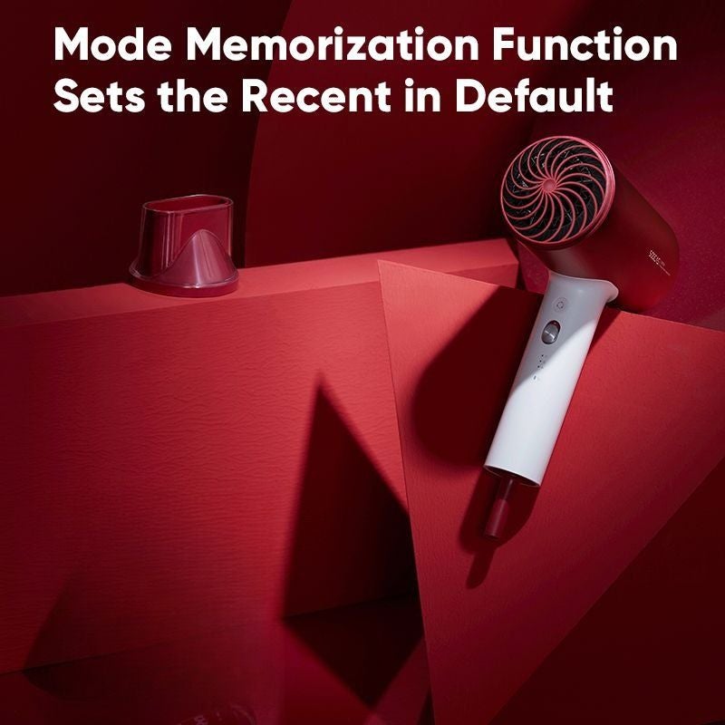 Soocas H5 Negative Ion Hair Dryer, Quick-Dry Foldable, 1800w, for Home and Travel, Red - Image 3