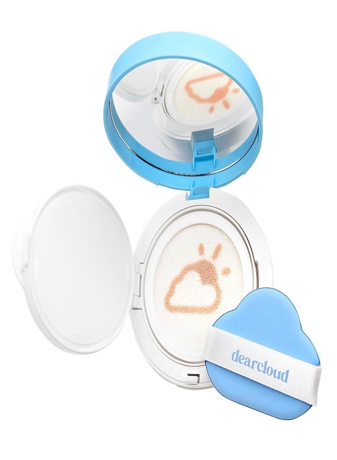 dearcloud Dear Sun Perfecting SPF Cushion - Color Adapting Sunscreen, Korean Sunscreen SPF 50+ (.53 oz) - Image 3