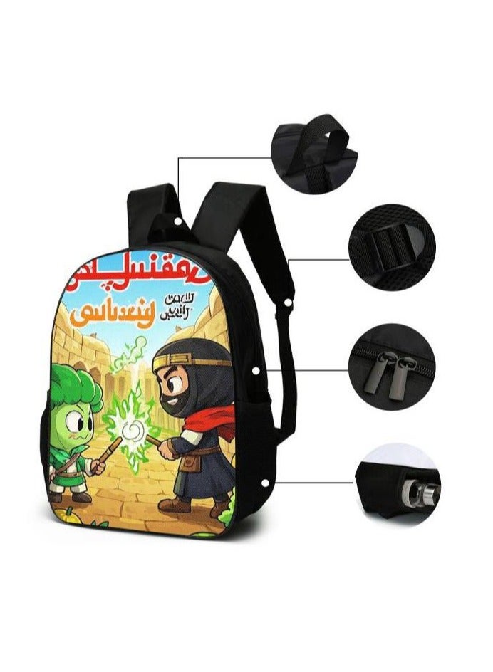 حقيبة مدرسية عالمية من ثلاث قطع على طراز الرسوم المتحركة - 625 - Image 5
