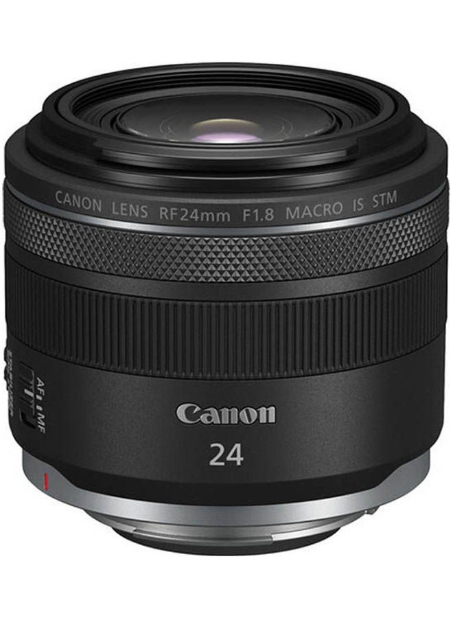 Canon Wide-Angle Prime Lens Rf24Mm F1.8 Macro Is Stm Black - Image 1