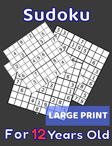 independently published Sudoku For 12 Years Old Large Print: 80 Sudoku Puzzles Easy and Medium for Kids Age 12 With Solutions In The End. Cool Gift Idea For Birthday, ... For Girls and Boys Activity Puzzle Lovers. - Image 2