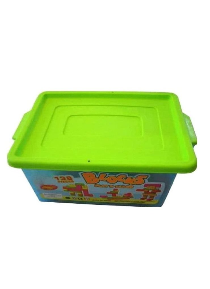 JAWDA Tub of Large Bricks 138pcs 