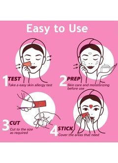 ATRJSZ 2 Rolls Face Tape Lifting for Wrinkles, Elasticity Face Stickers Neck Eye Double Chin Lift Tape Anti Wrinkle Patches Skin Care Forehead Neck Lift Tape for Firming and Tightening Skin  - Image 4