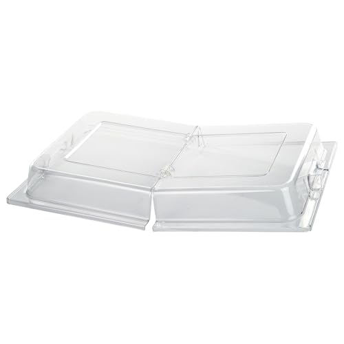 Winco Polycarbonate Dome Hinged Cover, Full Size, Medium - Image 1