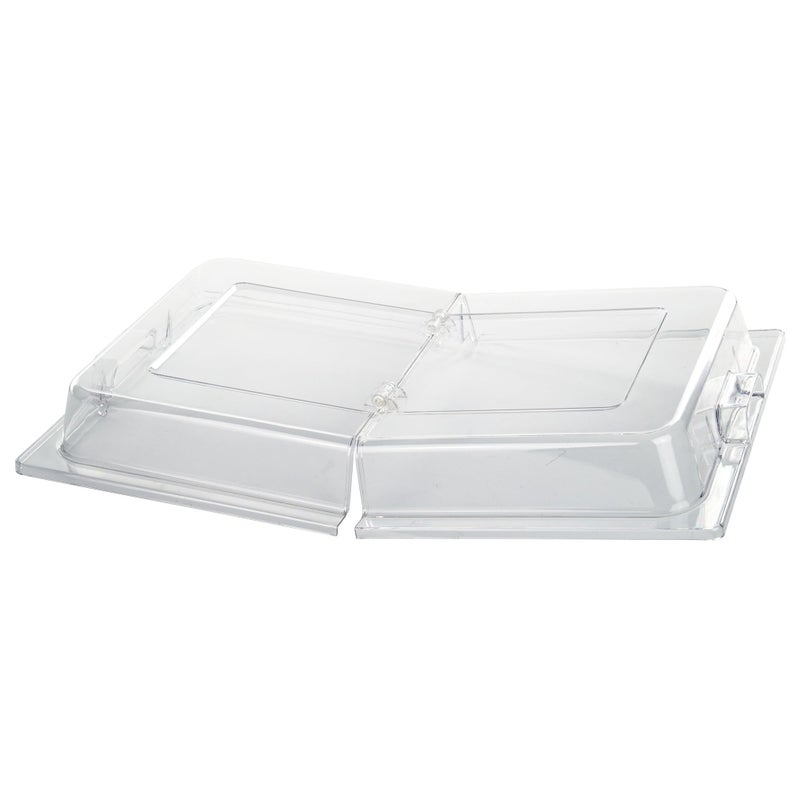 Winco Polycarbonate Dome Hinged Cover, Full Size, Medium - Image 2