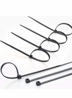 SYOSI Black Cable Ties  100 mm 2.5 mm,4" Premium Tie Wraps Self Locking Small Nylon Zip Ties for Home Office Garage and Workshop 1000 Pack  - Image 4