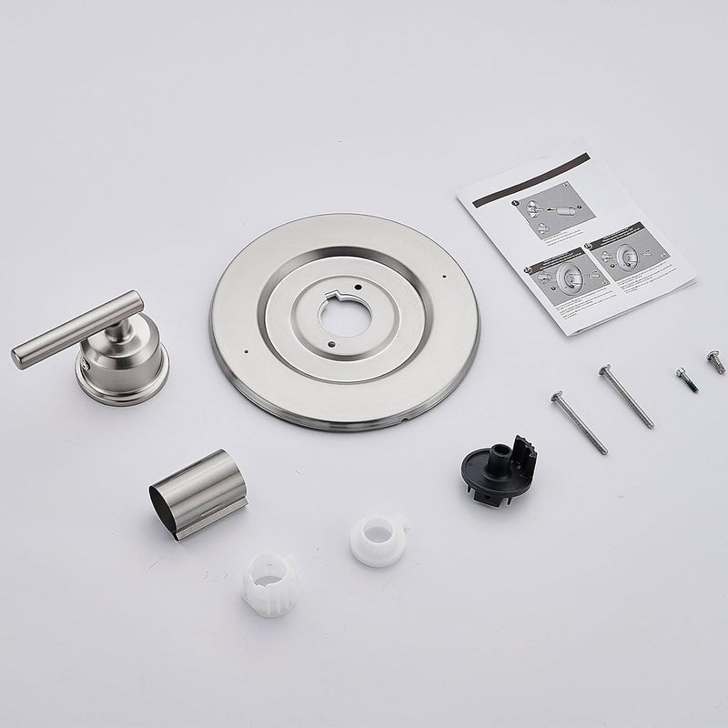 ZATEIRL T2901BN Shower Lever Handle Replacement Compateble with Moen T2901BN Gibson Posi-Temp Valve Trim Kit, Chrome Shower Trim Kit Shower Lever Handle (#2510 Valve Required) (Brushed Nickel) - Image 5
