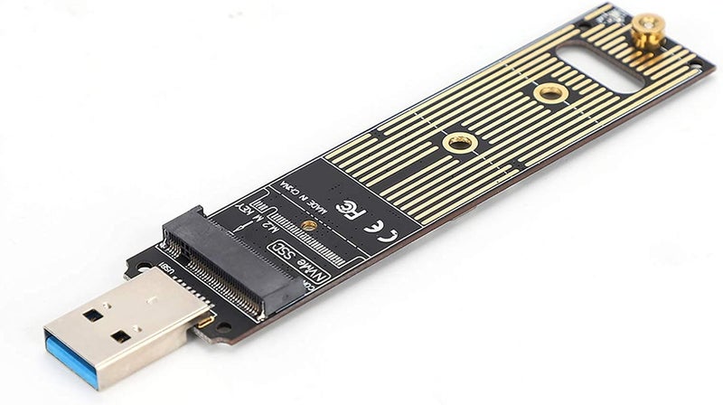 klarako M.2 NVME SSD to USB Adapter Board Hard Disk Converter Board SSD Adapter , M.2 NVME USB 3.1 Adapter M.2 PCIe to Hard Drive Converter Reader - Image 1