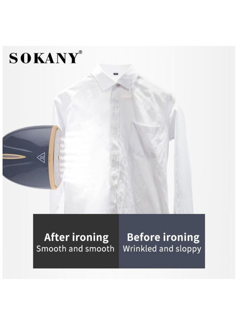 sokany Portable Compact Hand Held Steamer /120 ML Tank/1470 W SK-GT-3065 - Image 4