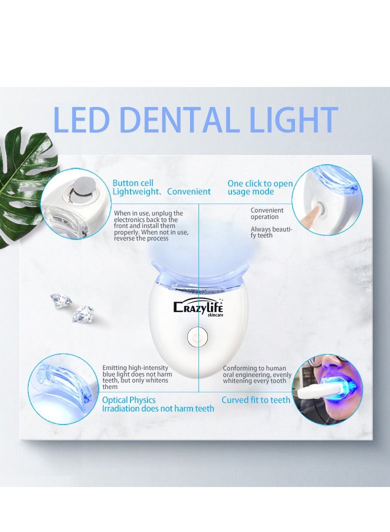 حياة مجنونة جهاز تجميل الأسنان بضوء أزرق LED لحماية اللثة وتنظيف الأسنان - Image 4