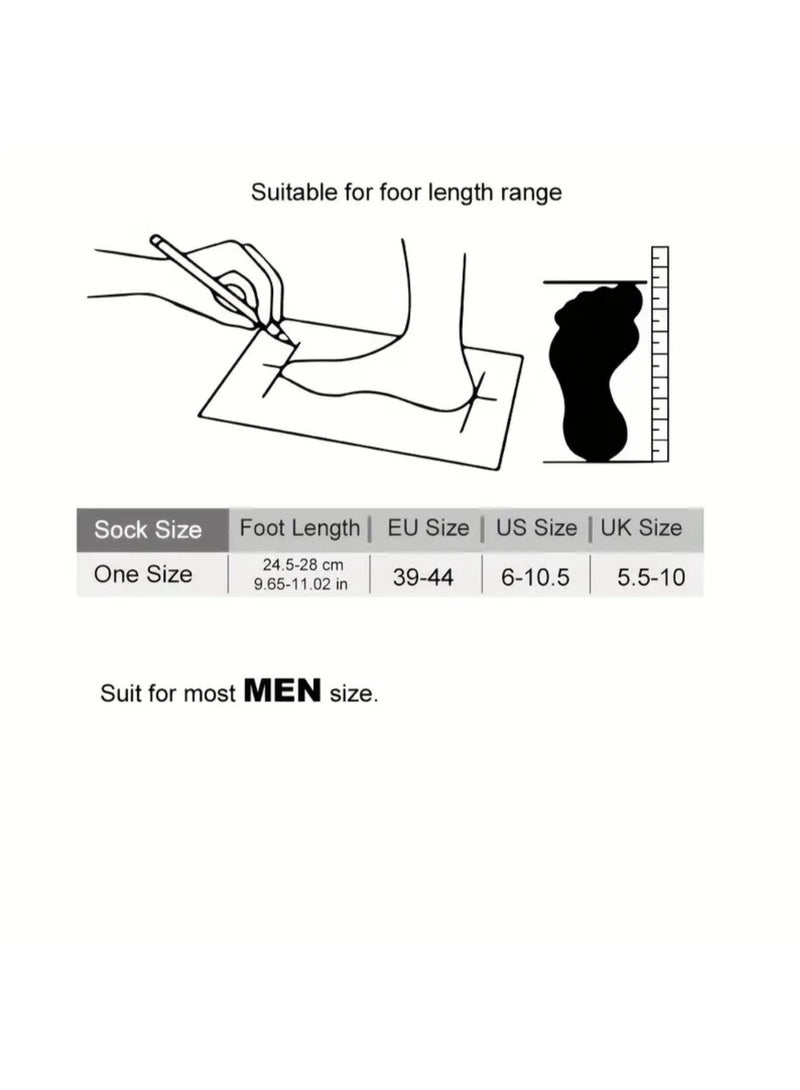 12 أزواج من الجوارب الرجالية الرسمية لون اسود منتصف الساق، مناسبة لجميع المقاسات - Image 5