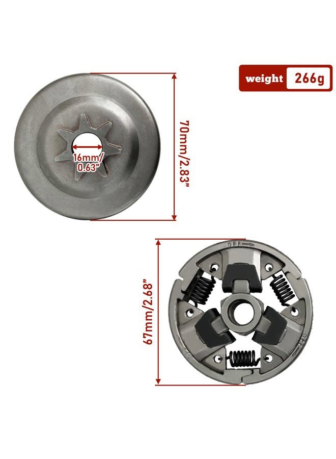 NewJ's Clutch Drum Sprocket Bearing Washer E-Clip Kit Fit for STIHL 026 024 MS260 MS240 MS270 MS280 MS271 MS291 Chainsaw - Image 5