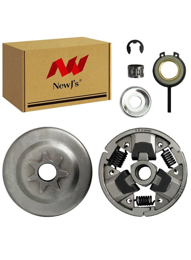 NewJ's Clutch Drum Sprocket Bearing Washer E-Clip Kit Fit for STIHL 026 024 MS260 MS240 MS270 MS280 MS271 MS291 Chainsaw - Image 1