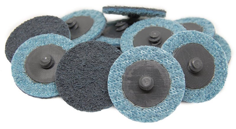 Benchmark Abrasives 2 Inch Sanding Discs Quick Change Nylon Surface Conditioning Discs, Drill & Die Grinder Sanding Disc Rust Remover for Metal Paint Stripper & Removal, Polishing - (25 Pack)(Fine) - Image 1