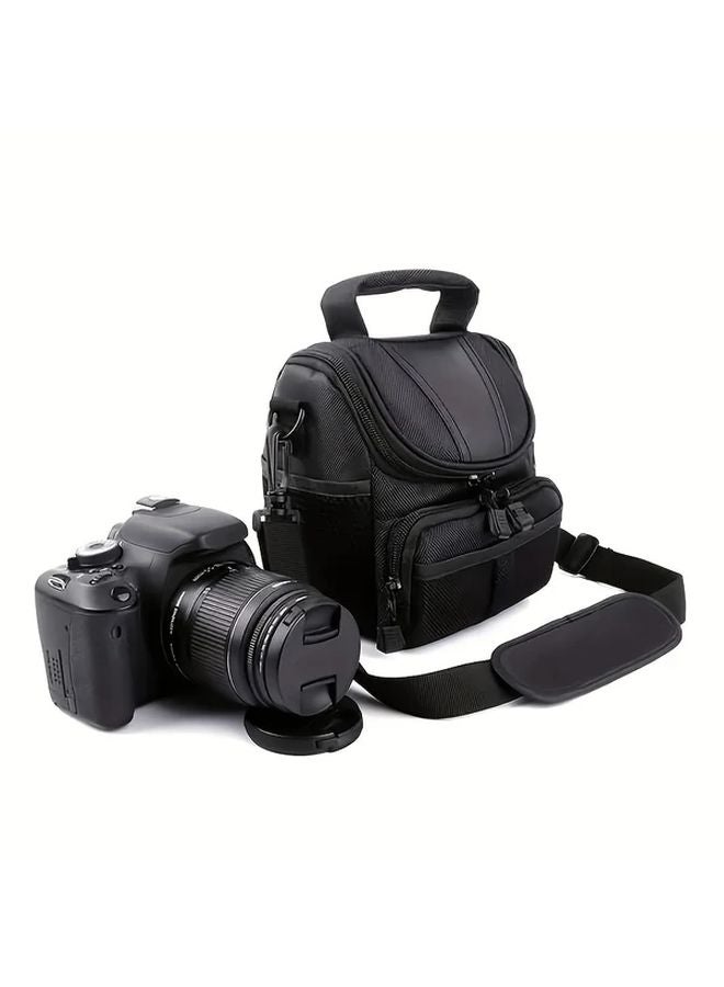 حقيبة كاميرا متعددة الوظائف Black M خفيفة الوزن من النايلون لحمل السفر بأشرطة قابلة للتعديل - Image 1