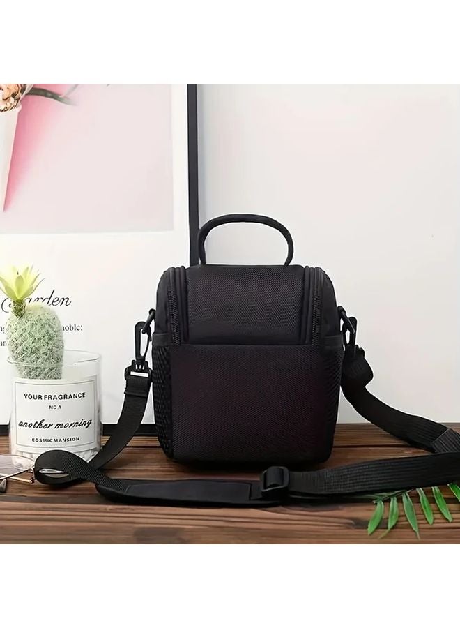 حقيبة كاميرا متعددة الوظائف Black M خفيفة الوزن من النايلون لحمل السفر بأشرطة قابلة للتعديل - Image 3