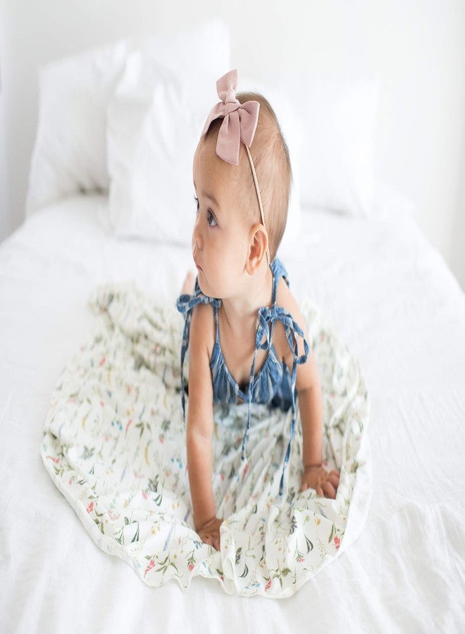 Copper Pearl Large Premium Knit Baby Swaddle Receiving Blanket Aspen - Image 5