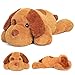 JellyMallow 5lbs 24 Inch Dog Weighted Stuffed Animals Weighted Dog Plush Weighted Stuffed Animal Plushies Pillows Gifts for Adults Women Men Boys Girls and Kids - Image 4