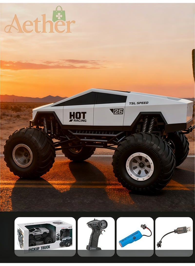 أثير سيارة RC محترفة لجميع التضاريس شاحنة بيك أب تحكم عن بعد 1 12 مع قدرة القيادة بوجهين ووضع الانزلاق - Image 1