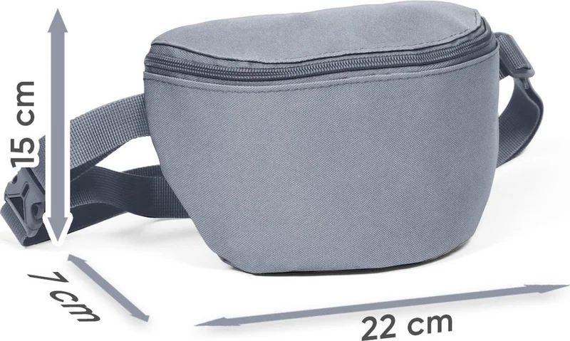 CORAL HIGH Black Graffiti Patterned Waist Bag 11541