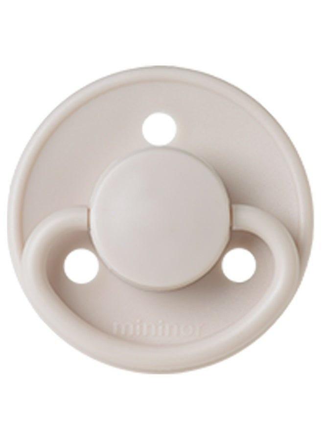 Mininor - Round Silicone Pacifier 0M+ - Cloudy Morning - Image 1