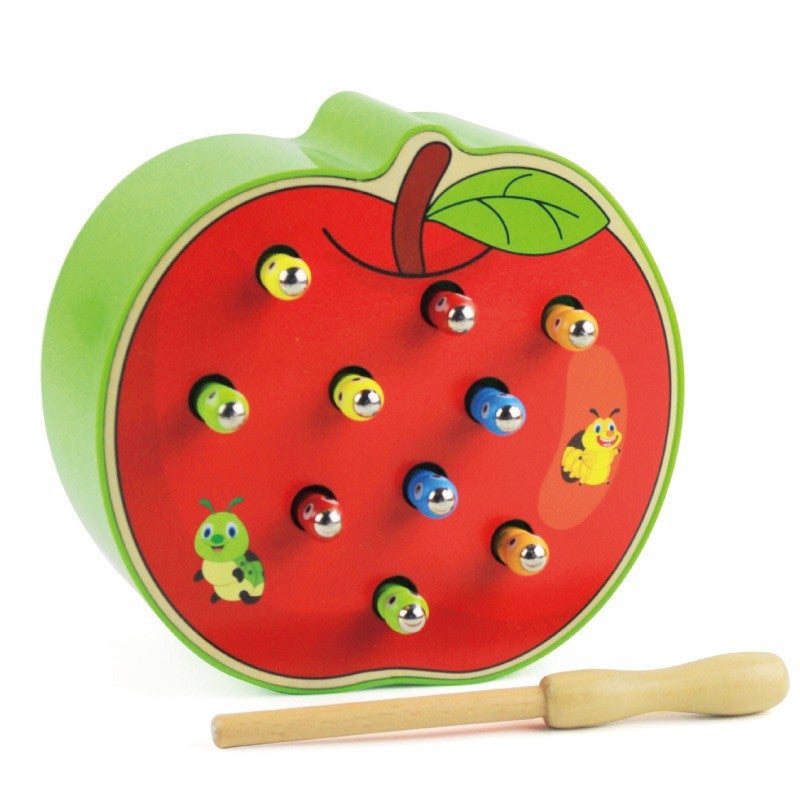 Wooden Insect Catching Game – Early Education Hand-Eye Coordination Toy for Infants - Image 2