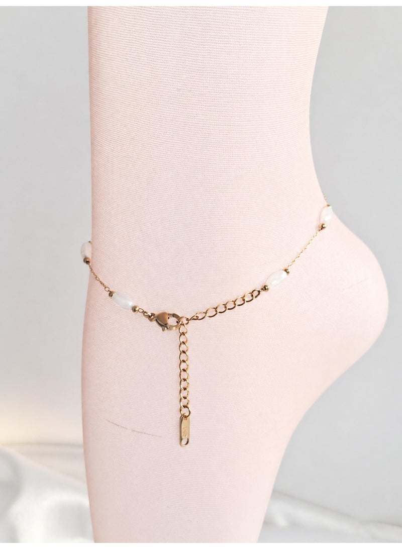Moon Stone Anklet