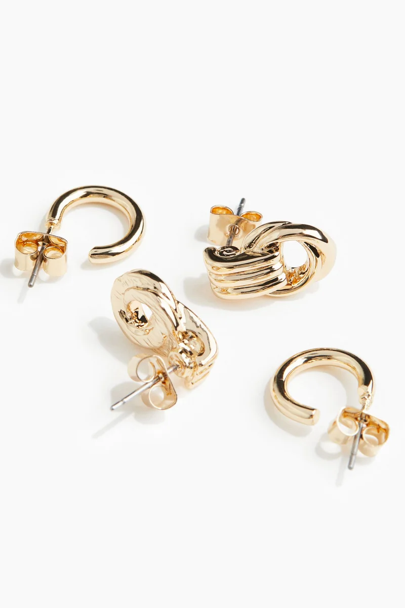 H&M 2 pairs hoop earrings