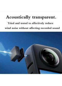 Generic Mic Wind Compatible with Insta360 X3 Microphone Reduce Noise Wind Velcro for Insta 360 One X3 Panoramic Action Camera Accessories  - Image 3