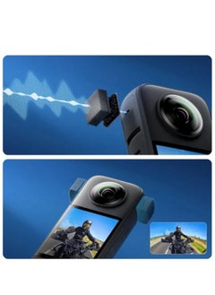 Generic Mic Wind Compatible with Insta360 X3 Microphone Reduce Noise Wind Velcro for Insta 360 One X3 Panoramic Action Camera Accessories  - Image 4