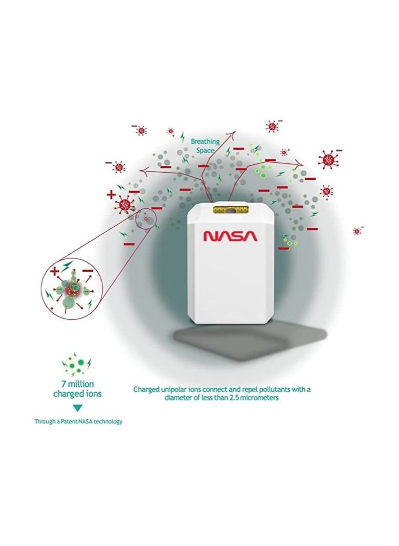 Respr  - ReSPR SeLF Wearable Personal Ionizer Air Purifier for Indoor and Outdoor Use  Rechargeable, Proprietary Ionizing Technology  Includes Lanyard - Image 1